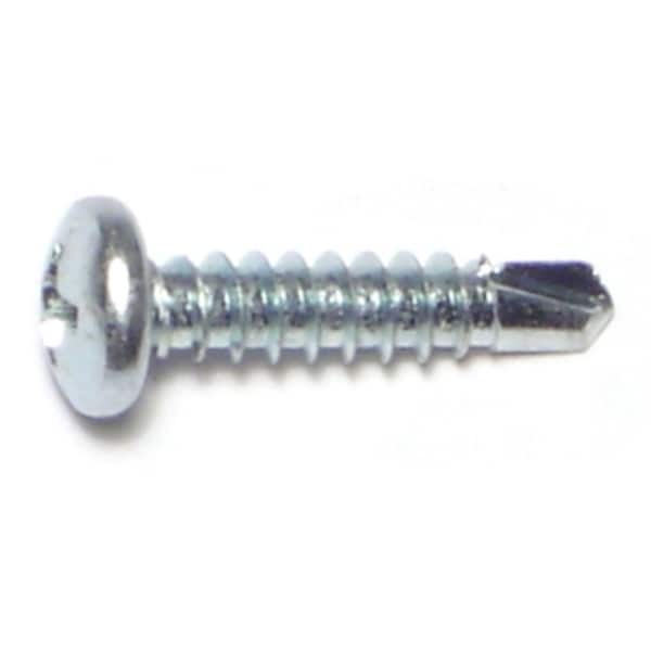 Midwest Fastener Self-Drilling Screw, #8 x 3/4 in, Zinc Plated Steel Pan Head Phillips Drive, 50 PK 62722 - main